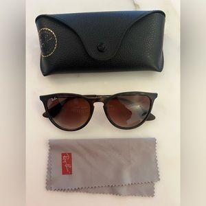 Rayban Erika Classic - Matte Havana Frame with Brown Lens